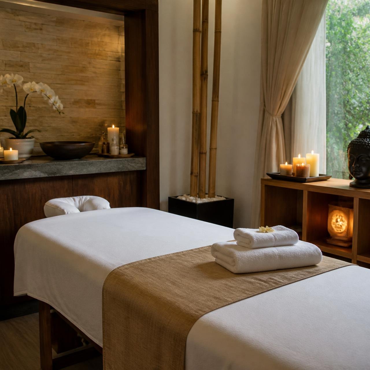Spa treatment room